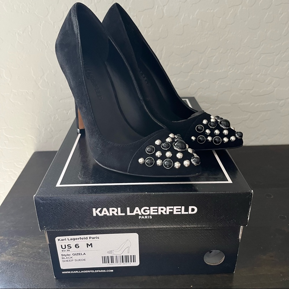 NWT Karl Lagerfeld Black Pumps